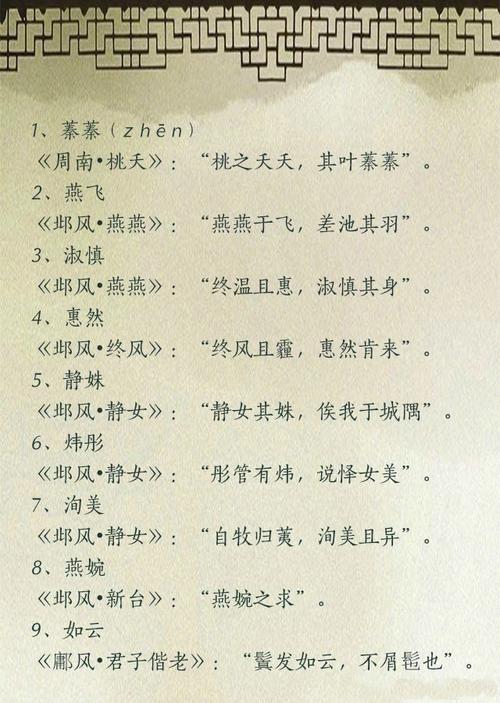 你是怎么取名的# 藏在诗经中那些好听的名字,你最喜欢哪一个?