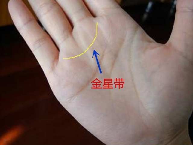 金星带在手相学中是一种较为罕见的手纹,因此常常容易被人忽视,但