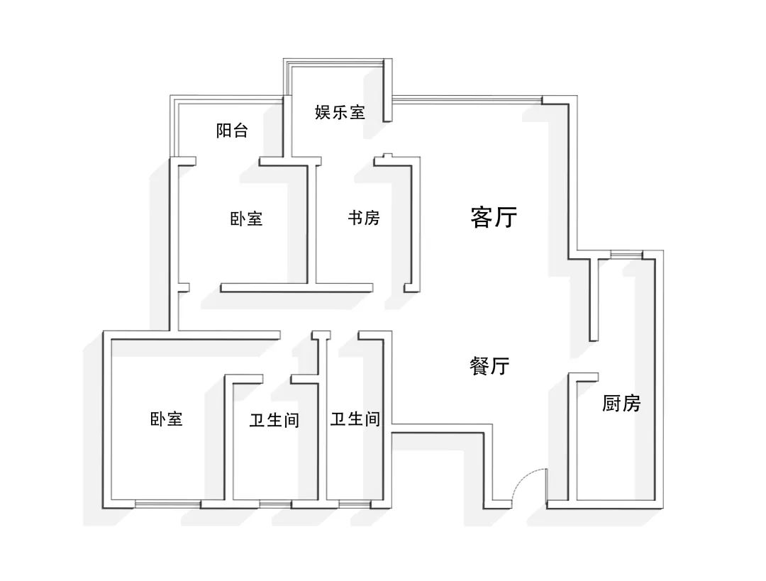 112㎡优雅温馨七口之家,亲子活动室的设计,Hulme爱!(图1) 图片2.png