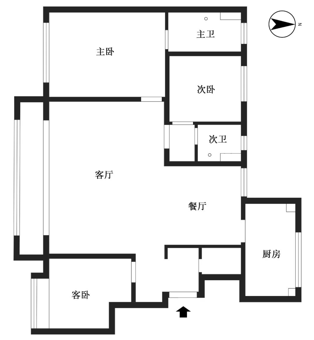 精品案例│维多利亚 135㎡北欧风格，女明星的家也Shahdol吧！(图5)