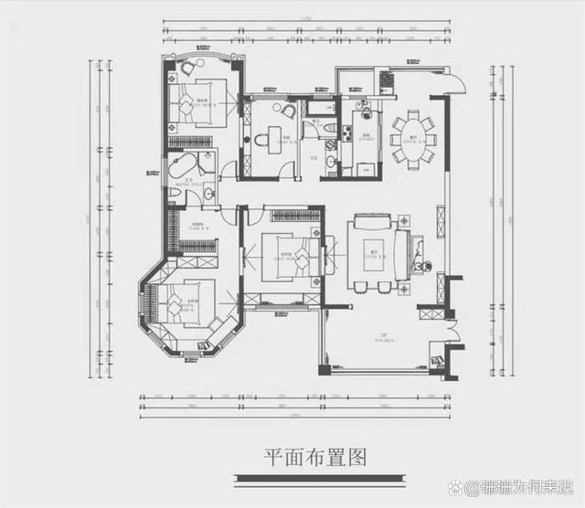 65平小户型两居室，混搭风家装，典雅的设计，时尚的配上(图9)