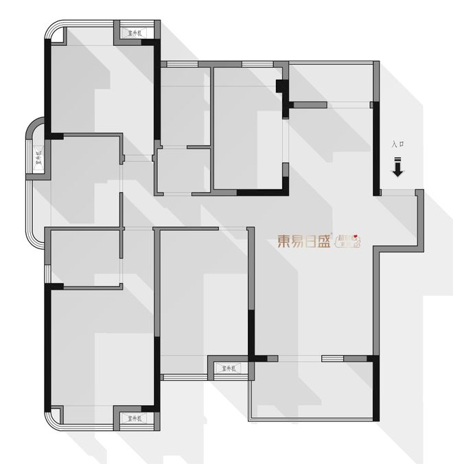 130㎡美式轻奢风四居室,践行品质装修(图3) 130㎡美式轻奢风四居室,践行品质装修(图3)