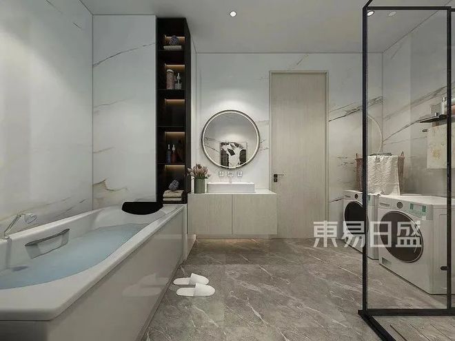 中庚当代艺术143㎡ | 灵活规整的现代简约风,让生活回归质朴(图6) 中庚当代艺术143㎡ | 灵活规整的现代简约风,让生活回归质朴(图6)