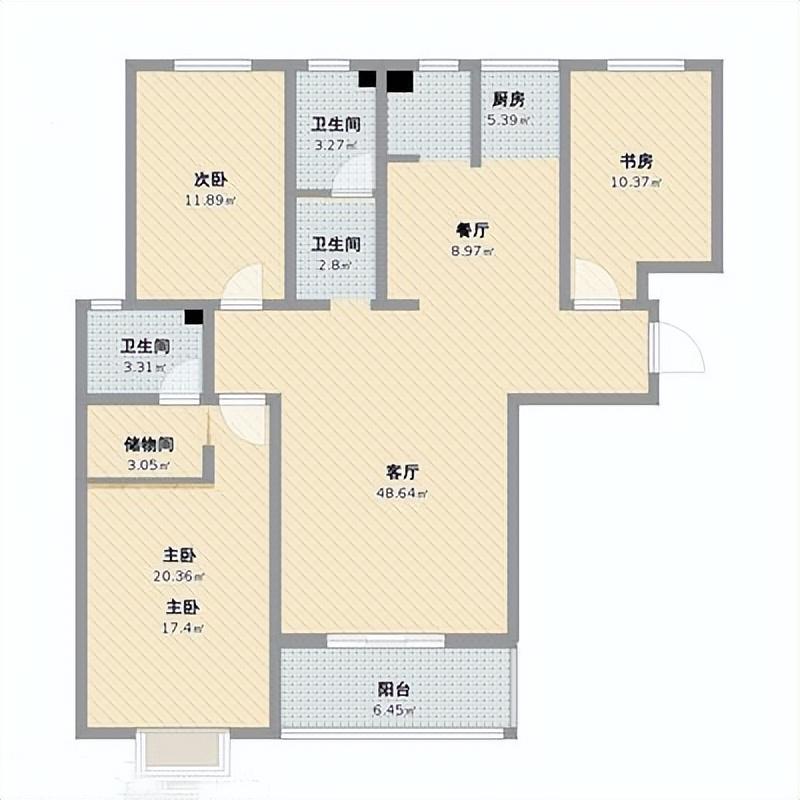 138㎡简欧风三居室简约优雅,朋友刚进门就忍不住说大气(图6) 138㎡简欧风三居室简约优雅,朋友刚进门就忍不住说大气(图6)