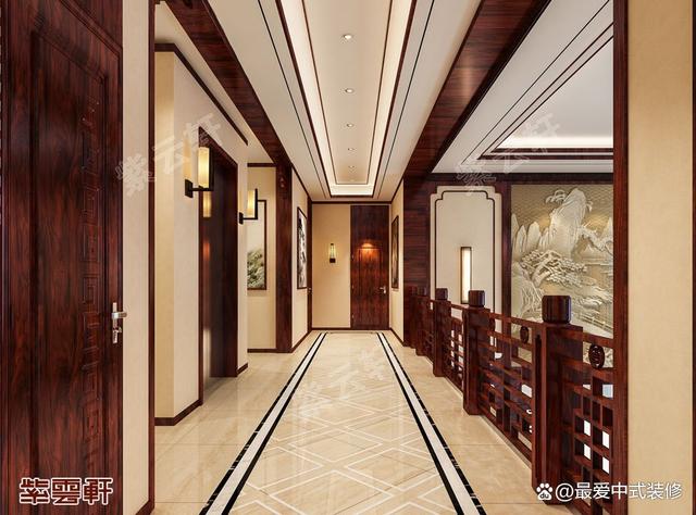 苏州别墅装修中式风格 精细工艺展现奢雅家居(图3)
