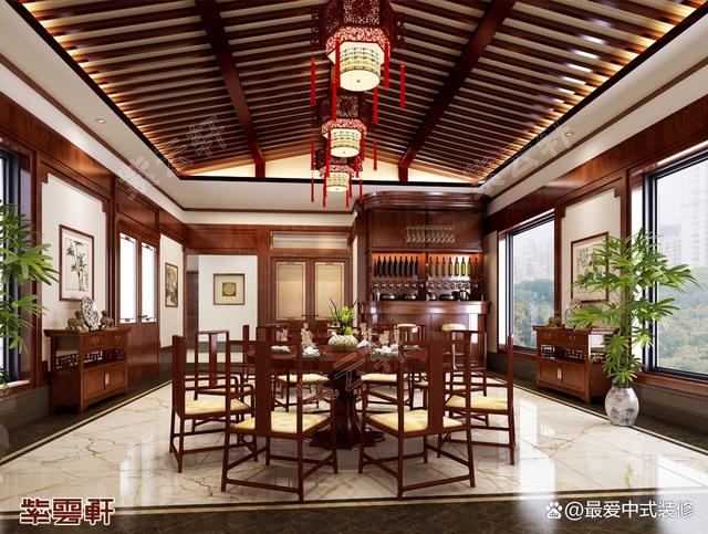 苏州别墅装修中式风格 精细工艺展现奢雅家居(图4)